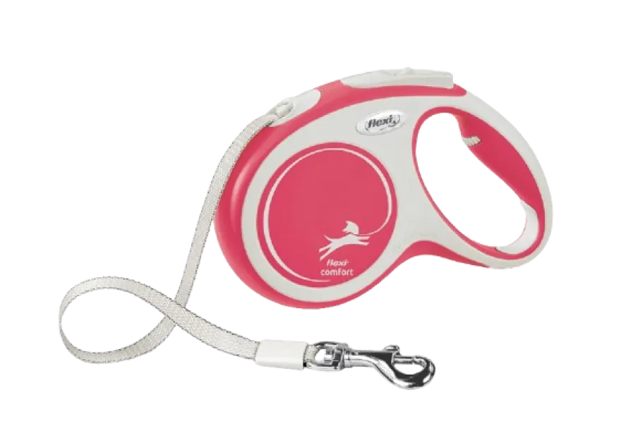 Rullebånd New Comfort Tape, 5m, M, maks 25kg, Rød