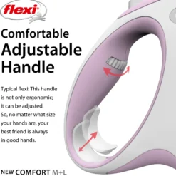 Rullebånd New Comfort Tape, 3m, XS, maks 12 kg, Rosa