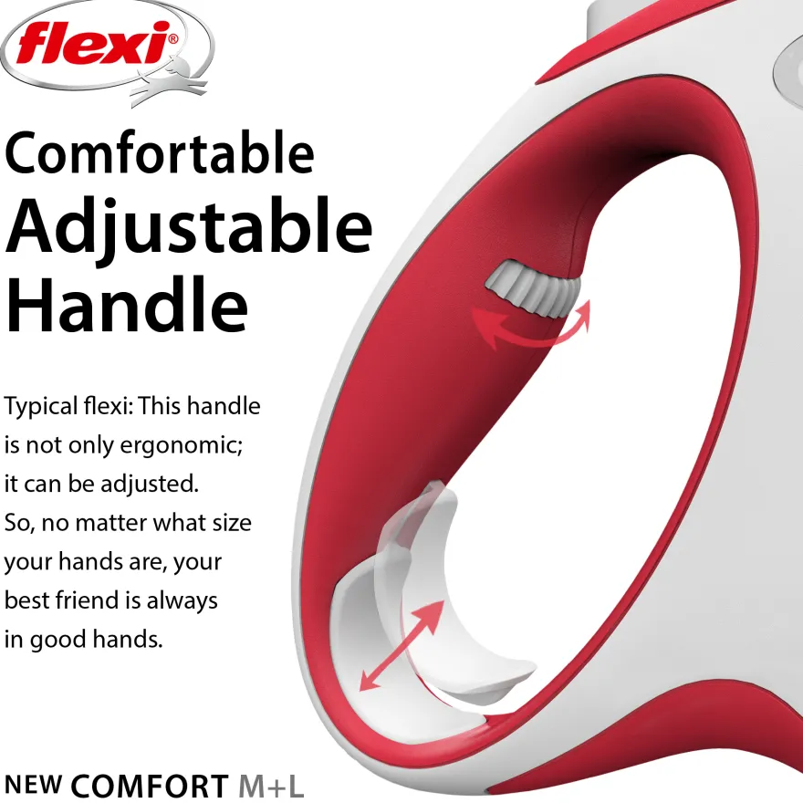 Rullebånd New Comfort Tape, 3m, XS, maks 12 kg, Rød