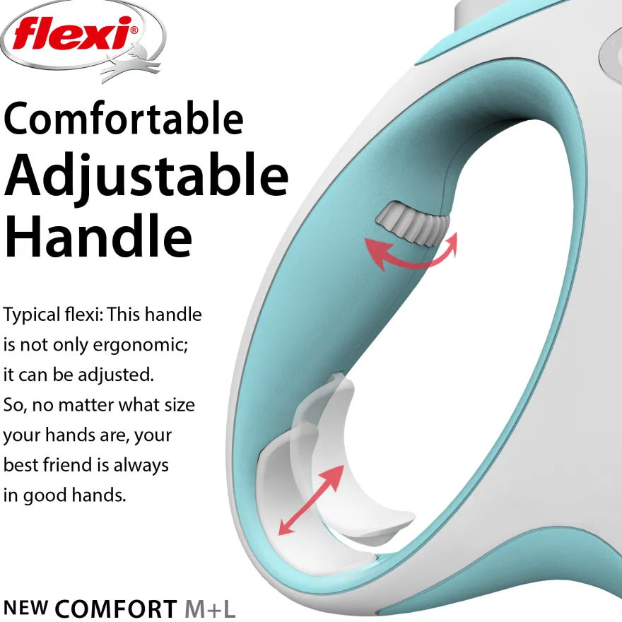 Rullebånd New Comfort Tape, 3m, XS, maks 12 kg, Lyseblå