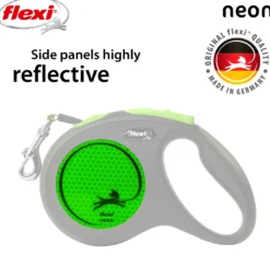Rullebånd New Neon Tape 5m, M max 25kg, Svart/Neon Green