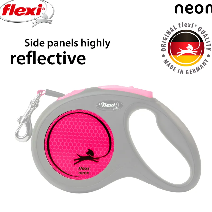Rullebånd New Neon Tape, 5m, S, maks 15kg, neonrosa