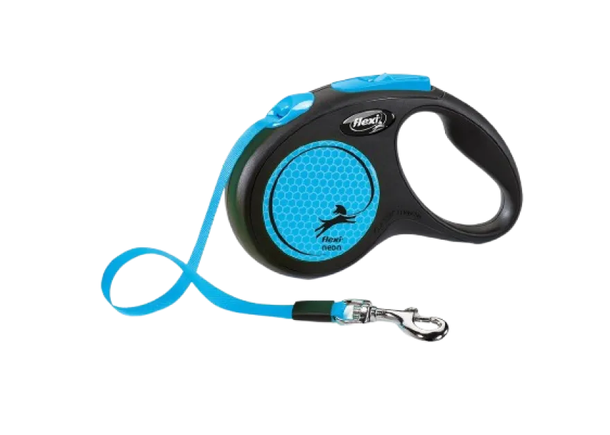Rullebånd New Neon Tape, 5m, S, maks 15kg, Neon blå