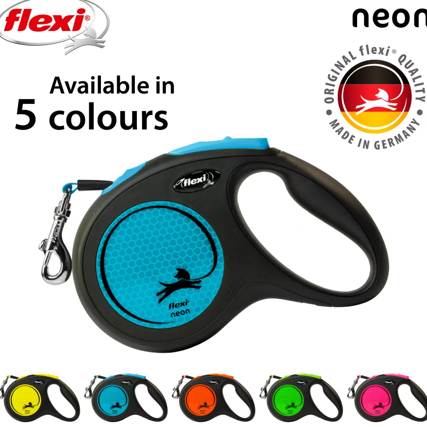 Rullebånd New Neon Tape, 5m, S, maks 15kg, Neon blå