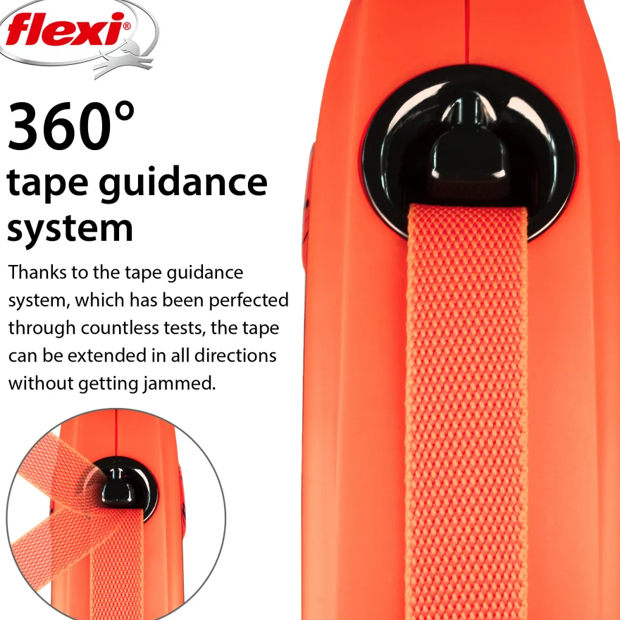 Rullebånd New Neon Xtreme Tape 5m, M, maks 35kg, Oransje
