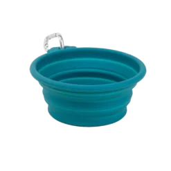 Sammenleggbar reiseskål Soft Turquoise M/L 400 ml, 14x12,5 cm, soft turkis