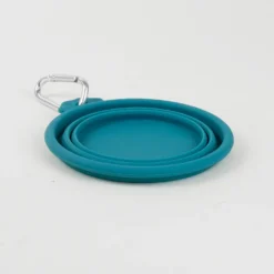 Sammenleggbar reiseskål Soft Turquoise M/L 400 ml, 14x12,5 cm, soft turkis