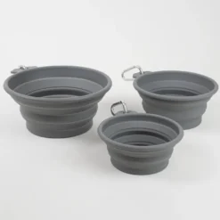 Sammenleggbar reiseskål Soft Turquoise M/L 400 ml, 14x12,5 cm, soft turkis