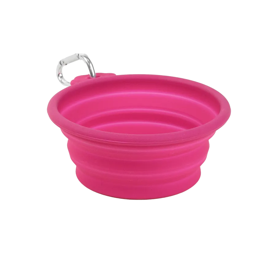 Sammenleggbar reiseskål Soft Rosa M/L 400 ml, 14x12,5 cm, 14x12,5 cm