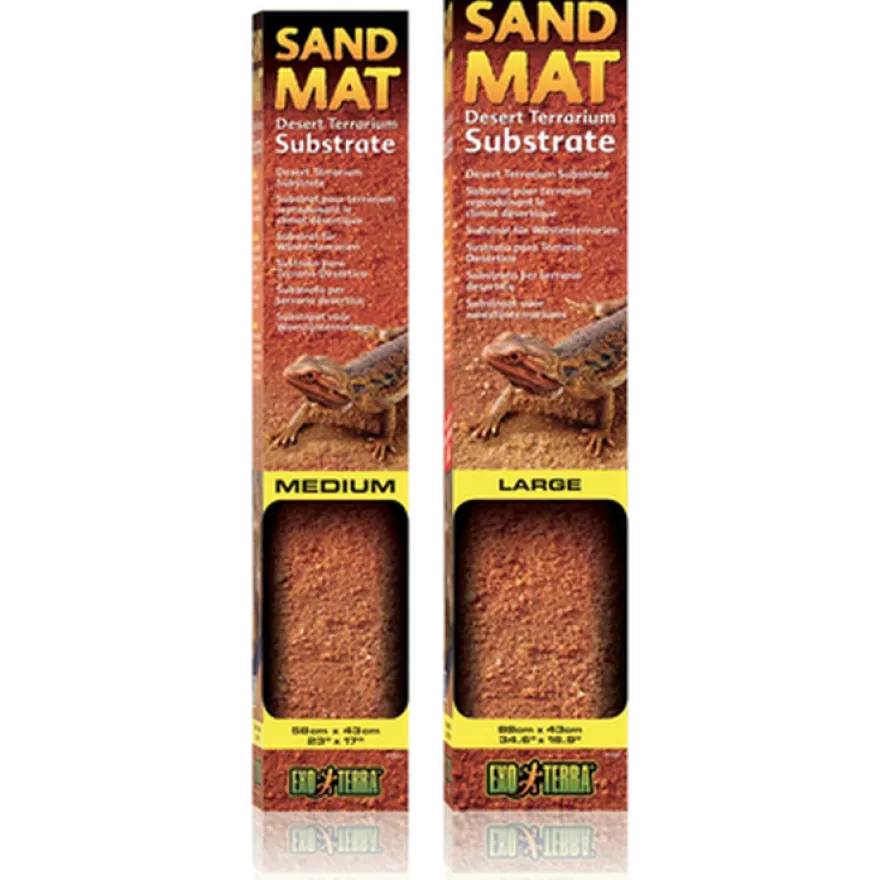 Sandmatte - Substrat for ørkenterrarium Brun 88 x 43 cm