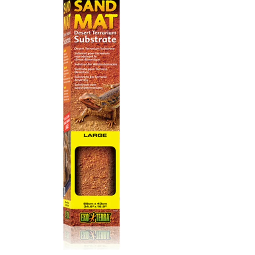 Sandmatte - Substrat for ørkenterrarium Brun 88 x 43 cm