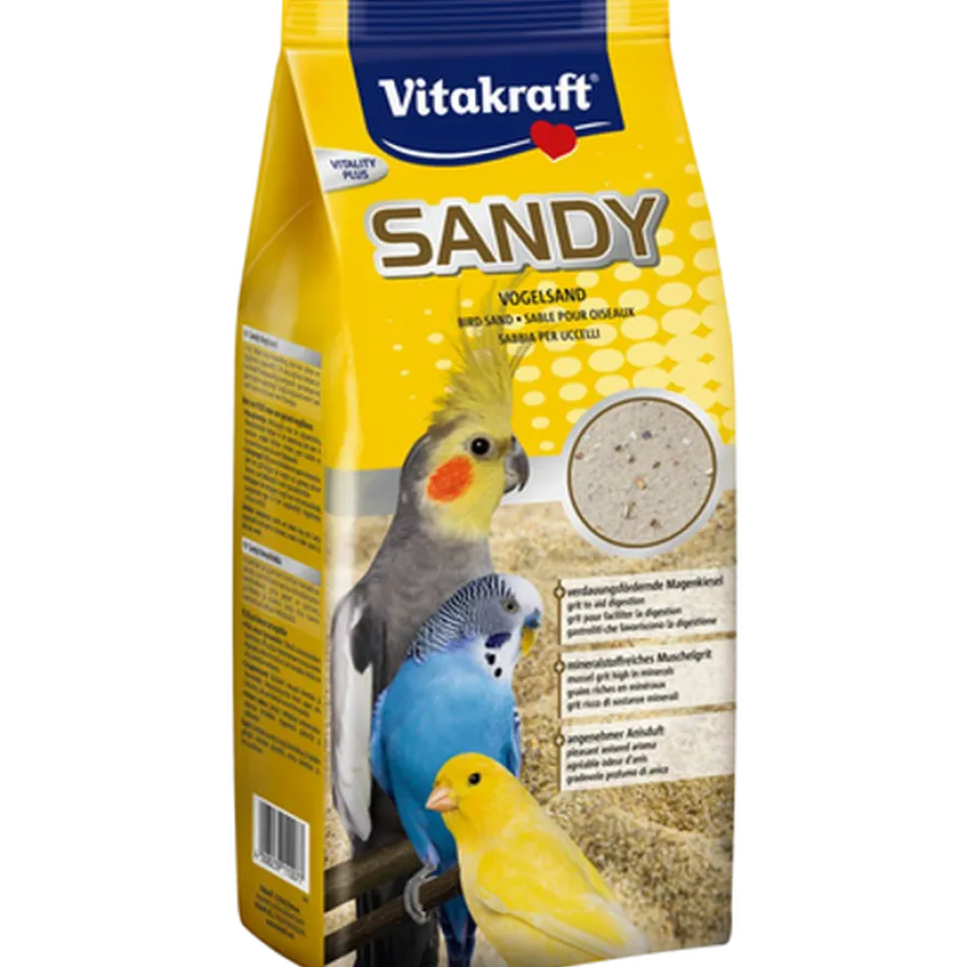 Sandy 3-plus fuglesand 2,5 kg