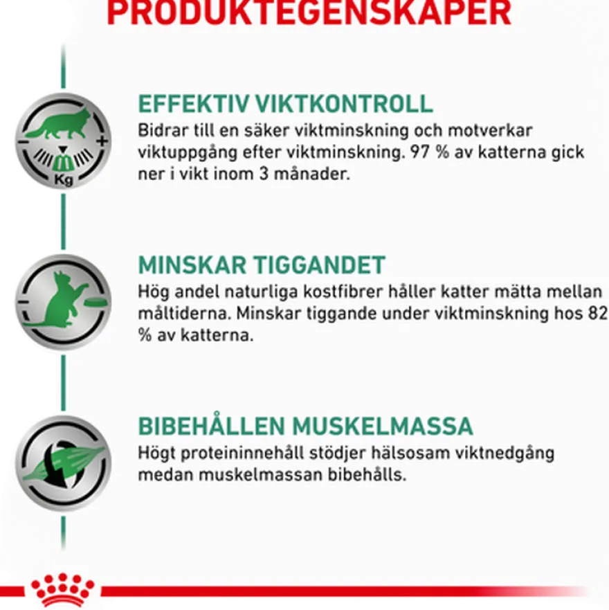 Satiety Satiety Weight Management for katter 1,5 kg