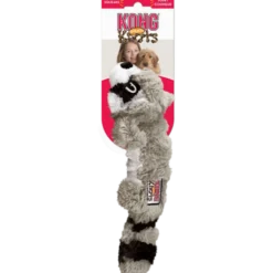 Scrunch Knots Raccoon Dog Toy
