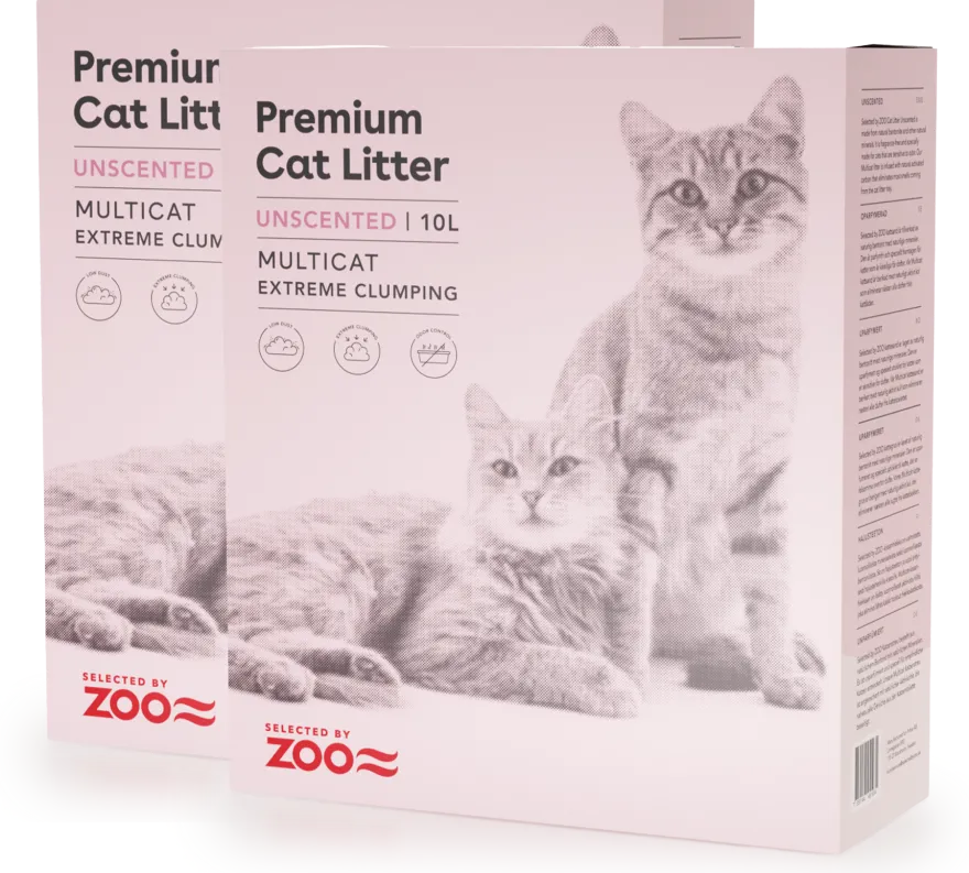Selected by ZOO Kattesand Unscented Multicat 2 x 10 L