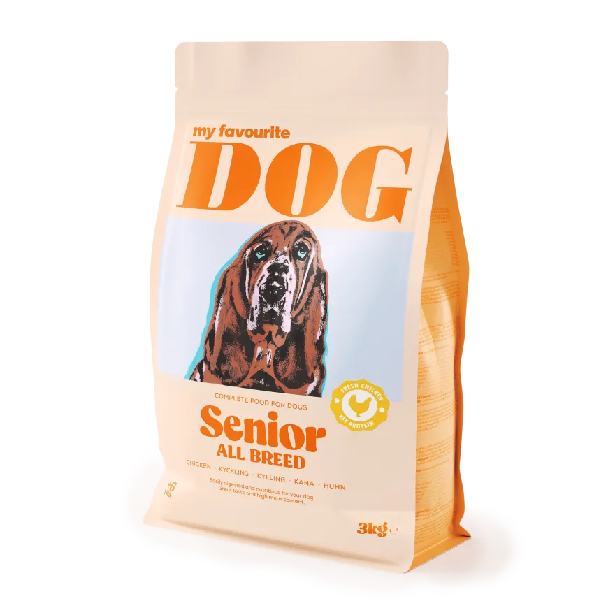 Senior Dog Kylling 3 kg
