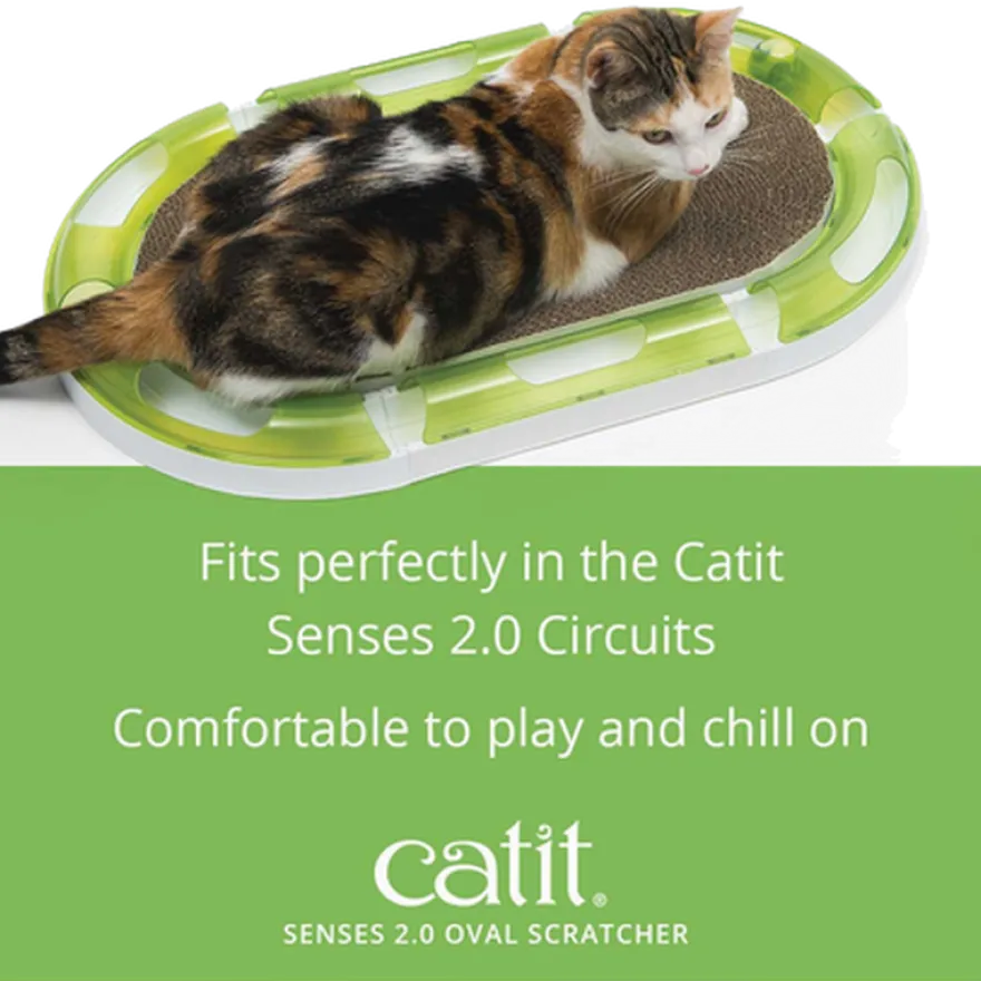 Senses 2.0 Oval Scratcher Brown 1 stk.