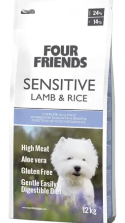 Sensitive tørrfôr til hund med lam og ris 12 kg