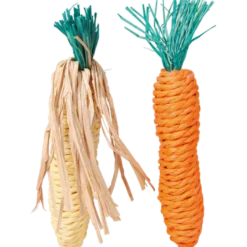 Sett med Stray Toys mais- og gulrotblanding 15 cm