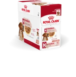 SHN Medium Adult våtfôr for hunder 140 g x 10 stk