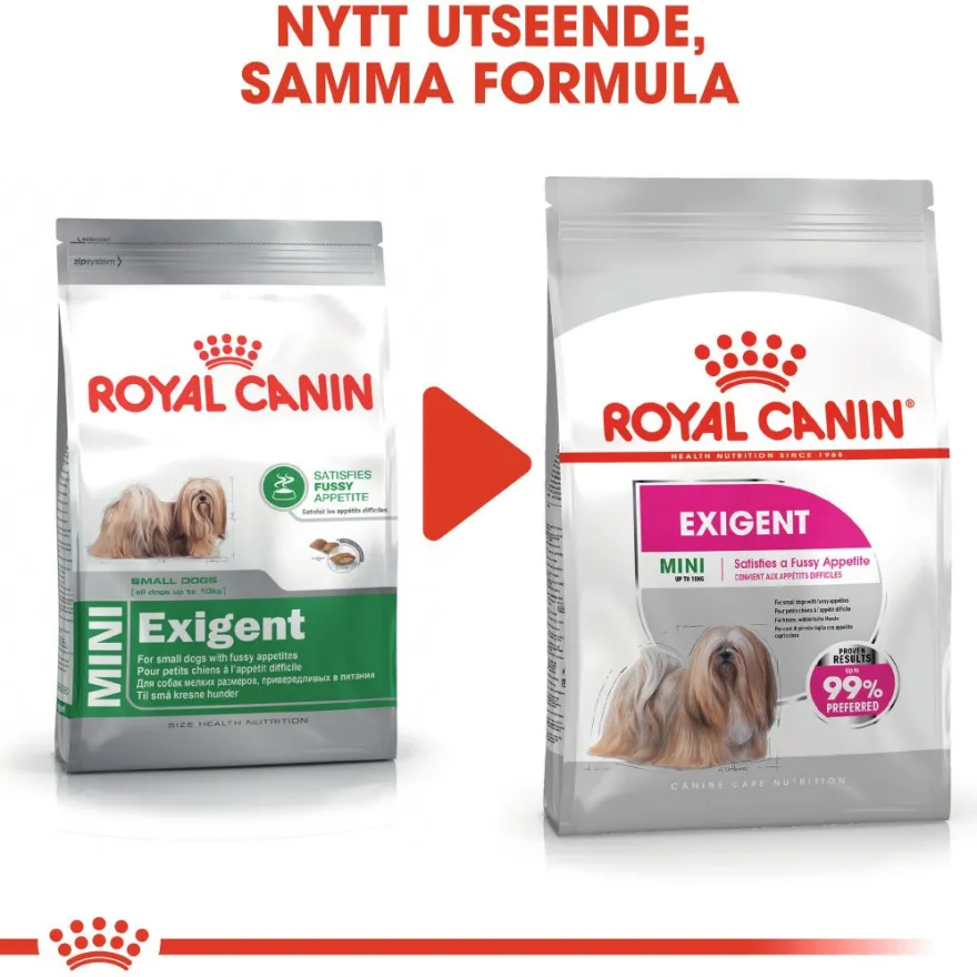 Size Mini Exigent tørrfôr til hund 3 kg