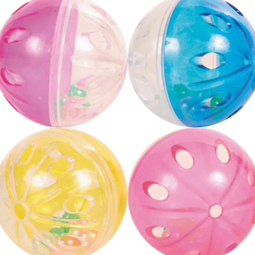 Skramlende kuler Mix 4-pakning 4,5 cm