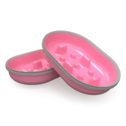 Slow Bowl - Rosa 2-pakning