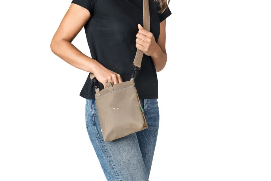 Snackbag med skulderrem Alva Polyester Beige