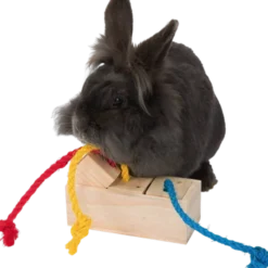 Snackkube i tre, brun 16 cm