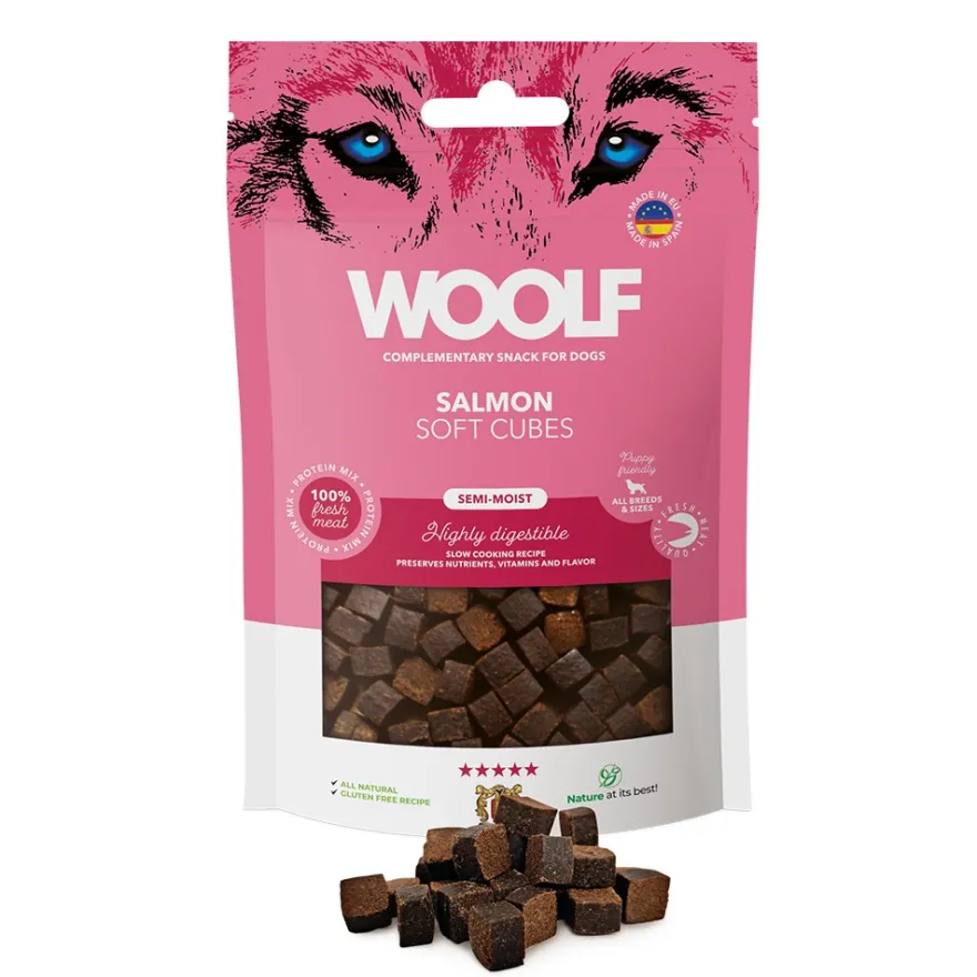 Soft Cubes - Salmon 100g