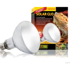 Solar Glo - solsimulerende lyspære svart 160 W