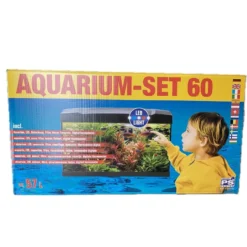Startsett Akvarium 57 liter 6 Watt LED 60x30x36,50 cm