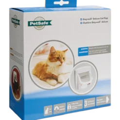 Staywell® Magnetisk 4-veis låsbar Deluxe katteluke med magnetlås