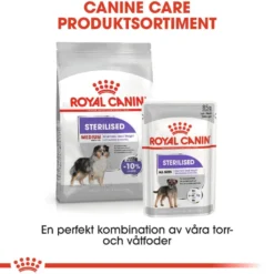 Sterilisert Adult Medium tørrfôr for hunder 12 kg
