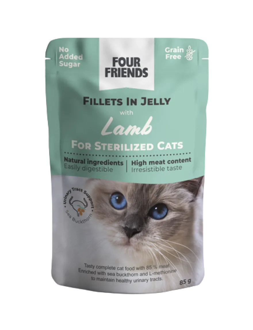 Sterilisert katt i gelémiks 12-pk.