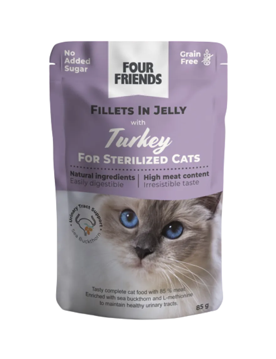 Sterilisert katt i gelémiks 12-pk.