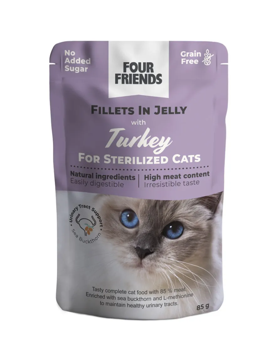 Sterilisert katt i gelémiks 12-pk.