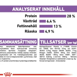 Sterilisert tørrfôr for voksne medium hunder 3 kg