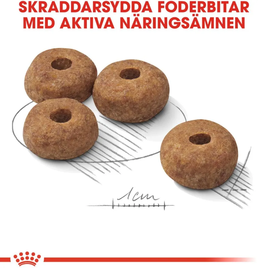 Sterilisert tørrfôr for voksne medium hunder 3 kg