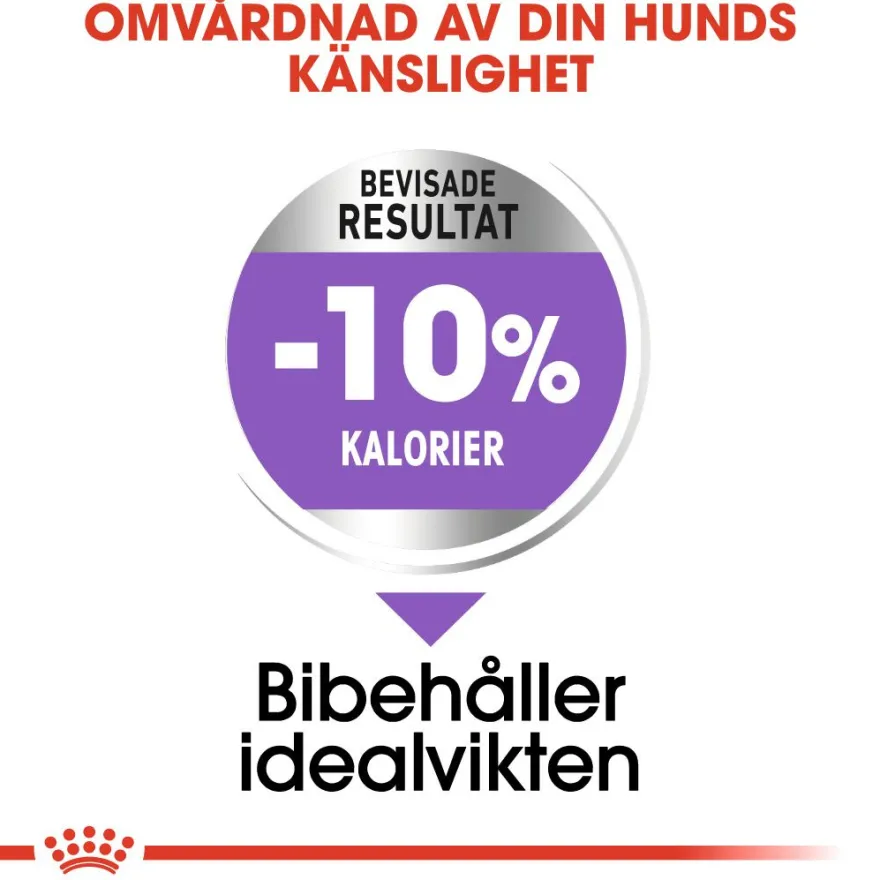Sterilisert tørrfôr for voksne medium hunder 3 kg