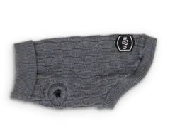 Strikket genser Comfort, 35 cm, Grå