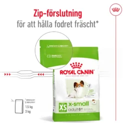 Størrelse X-Small Adult 8+ Tørrfôr til hund 1,5 kg