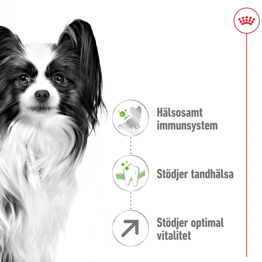 Størrelse X-Small Adult 8+ Tørrfôr til hund 1,5 kg
