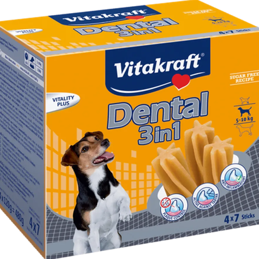 Tannpleie 3 i 1 Hund 28 stk.