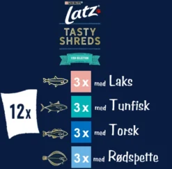 Tasty Shreds Fish Selection 12x80 g