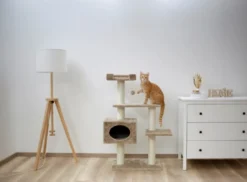 Tømmerhytte Emmy 121cm Beige