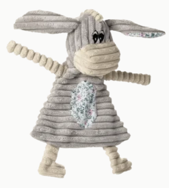 Toy Dog Huggly Blanket Donkey Grey 25 cm