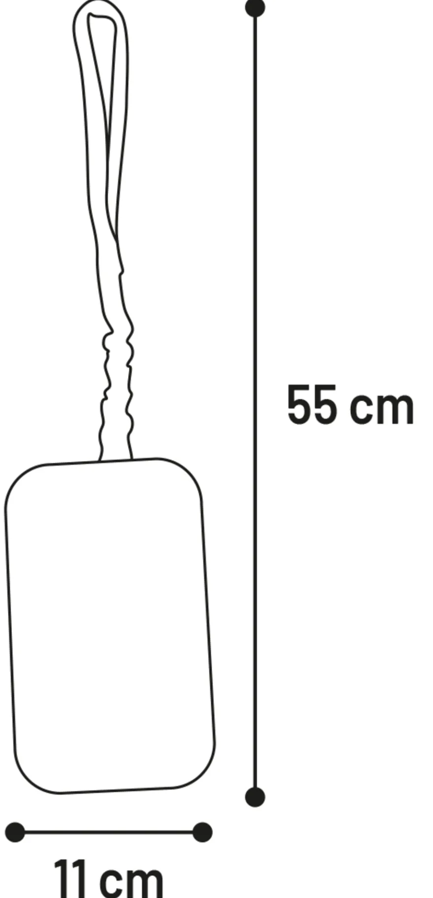 Treningsleketøy Chaser Kaninpels, Blandede farger, 55 cm