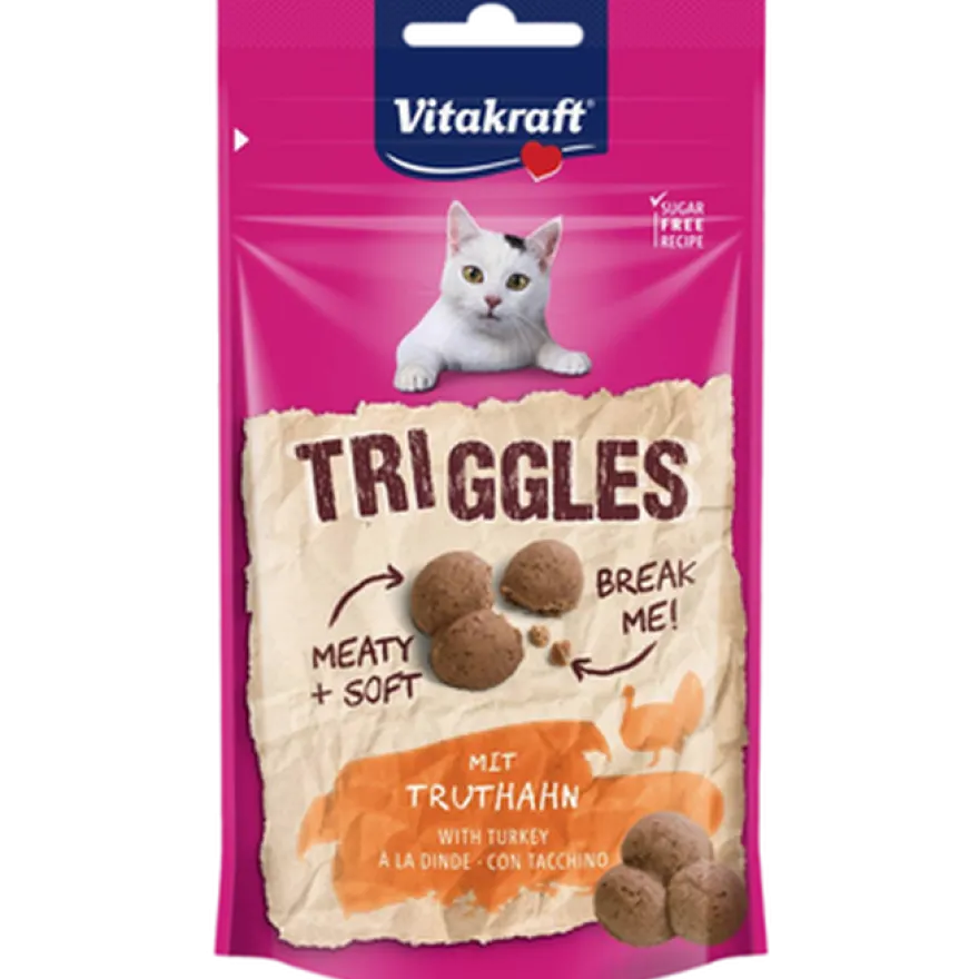 Triggles Turkey Cat Treats - Kattegodbiter med kalkun 9 stk.