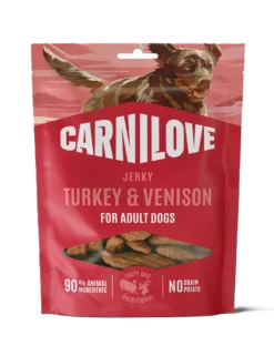 Tørket kalkun med hjortekjøtt 100 g